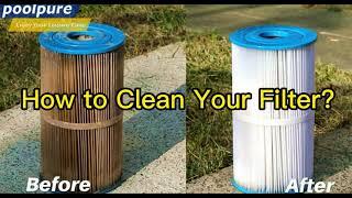 How To Clean Your Pleated Pool & SPA Cartridge Filter?-POOLPURE