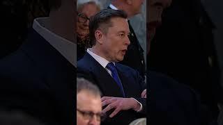 Elon Musk arrives to watch President Donald Trump address Congress