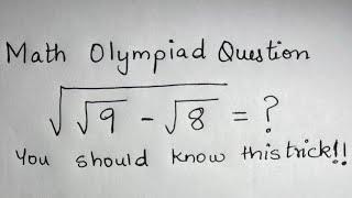 Luxembourg - Math Olympiad Question | You should know this trick