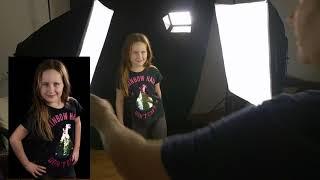 Kids studio photoshoot