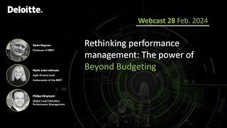 Rethinking performance management: The power of Beyond Budgeting