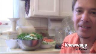 Making "Healing Green Juice" by Brian David Hardin for KnewWays