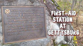 On Tour - A Field Dressing Station (First-Aid) on the Gettysburg Battlefield