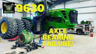 John Deere 9630 axle bearing failure.