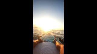 Urlaub und Reise | Beautiful sunset on the Standuppaddling in Zadar #shorts