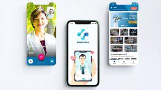 UI & UX Design Online Pharmacy App | Online Doctor App | Humcare App ( Shorts )