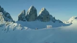 Drei Zinnen Dolomiten Winter / Tre Cime Dolomiti Inverno / Three Peaks Dolomites Winter