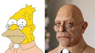 3D Model of Grampa Simpson (Real time)