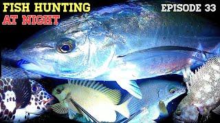 NIGHT SPEARFISHING EPISODE 33 | FISH HUNTING AT NIGHT