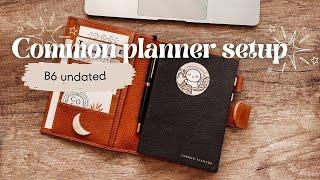 B6 undated Common planner setup 