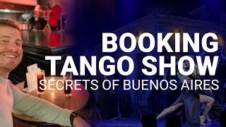 Booking tango show ticket Buenos Aires