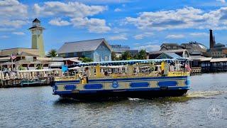 Boat Ride to Disney Springs & Disney's Port Orleans Resort in 4K | Walt Disney World Orlando Florida