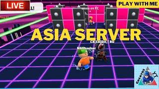  Live ||LETS GO 300 WAVE (ASIA SERVER) STUMBLE GUYS BLOCK DASH ENDLESS |#StumbleGuyscode #bd