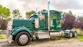 CLEAN AND SIMPLE   2025 KENWORTH W900L 86' STUDIO SLEEPER   THE KENWORTH GUY