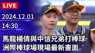 【LIVE直播】馬龍楊倩與中信兄弟打棒球現場最新畫面｜2024.12.01｜Taiwan News Live｜台湾のニュース生放送｜대만 뉴스 방송 @ChinaTimes