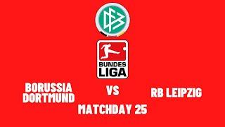 Fußball-Bundesliga 2025/2026 (Matchday 25) : Borussia Dortmund vs RB Leipzig