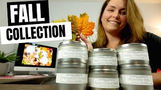 FALL SOY CANDLE COLLECTION- Clayton Candle Co. Fall Collection