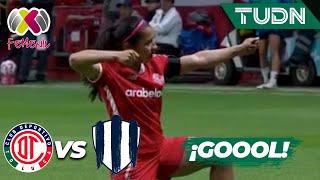 Las Diablas ya lo ganan con gol de Peraza | Toluca 1-0 Rayadas | Liga Mx Femenil AP2024-4tos | TUDN