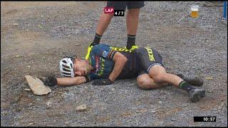 Nino Schurter Crash XC Short Track - Snowshoe USA