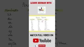 complete lessons on channel. #a1german #easygerman #learngerman #akkusativ #dativ #deutsch #german