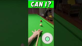 Snooker Break Clearance Attempt  GoPro Headcam POV