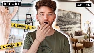 EXTREME Living Room + Kitchen + Dining Room MAKEOVER! 