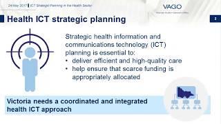 ICT Strategic Planning in the Health Sector