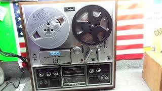 DEMO OF VINTAGE AKAI 1730D-SS 4-Ch STEREO REEL TO REEL TAPE FOR SALE