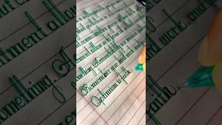 Neat and clean handwriting by Ball pen | #handwriting #youtubeshorts #lettering #calligraphy