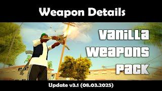 GTA San Andreas Weapon Details Update Mod