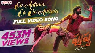 Oo Antava Mawa..Oo Oo Antava Video Song (Telugu) | Pushpa Songs | Allu Arjun| DSP |Sukumar |Samantha