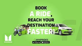 Fastest, Cheapest, & Most Trustworthy Online Taxi App | Car, Auto, Bike Taxi | Hyderabad | WhipRides