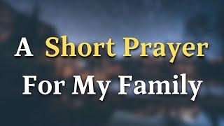 Lord God, I come before You today with a humble and grateful heart, lifting my family into Your