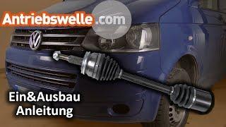 Antriebswelle und Steckwelle beim Volkswagen T5 T6 wechseln