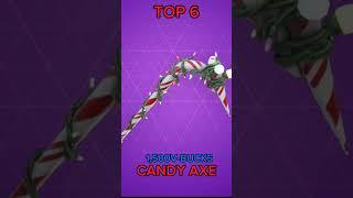 Top 10 tryhard pickaxes!!!#fortnite