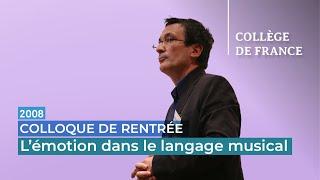 L'émotion dans le langage musical - Emmanuel Bigand