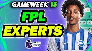 8 PLAYERS FPL EXPERTS ARE BUYING IN GAMEWEEK 13 | Fantasy Premier League 2024/25