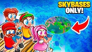 We Built a SKYBASE in Fortnite!