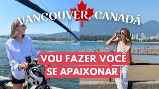 O que fazer em VANCOUVER?  Passeio de bike no Stanley Park, Granville Island, English Bay e mais!