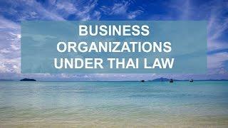 BUSINESS ORGANIZATIONS : SOLE OWNERSHIP, PARTNERSHIP AND COMPANY