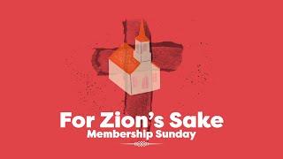 For Zion's Sake (Isaiah 62:1-7)