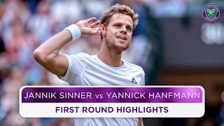 How will the World No.1 start? | Jannik Sinner vs Yannick Hanfmann | Highlights | Wimbledon 2024