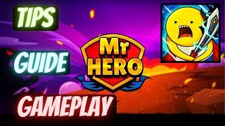 Mr Hero, android gameplay, game review, beginner tips and tricks, tutorial and guide