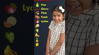 Names of Fruits in English 2 | Kids Videos for Kids | Adi Keshari | Adi Connection English #shorts