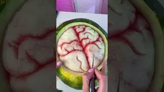Впечатлительным не смотреть! Какой вкус у мозга? Карвинг по арбузу