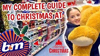 ** MY COMPLETE GUIDE TO CHRISTMAS AT B&M ** | Christmas Gift Shop with ME | Shop & Show