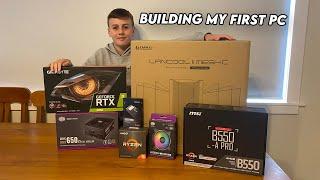 Building My First PC At 13 Years Old - RTX 3060 + Ryzen 5 5600