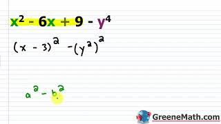 Special Factoring Practice Test #9