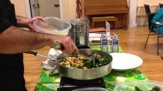 Cooking Italian for Seniors with Chef Pat Marone at Port Washington Senior Center 9/25/2013