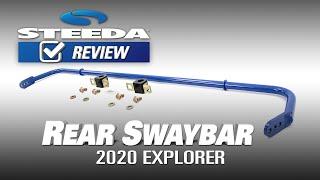 Steeda 2020 Explorer Adjustable Rear Sway Bar 555-1030